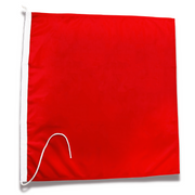 Notflagge Signalflagge Notfahne Signalfahne Bodensee Bootsfahne UV-beständig – rot, 60 x 60 cm