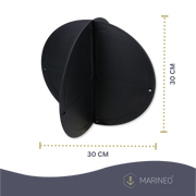 MARINEO Ankerball - Kunststoff, schwarz, ø 30 cm