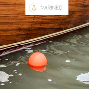 MARINEO Ankerboje I Kugelfender aufblasbar mit 1,5 kg Auftrieb – 15 x 20 cm