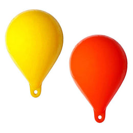 MARINEO Ankerboje I Kugelfender aufblasbar mit 1,5 kg Auftrieb – 15 x 20 cm