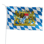 Marineo Gastlandflagge Bootsfahne Gastflagge Fahne Flagge für Boot oder Motorrad - 20 x 30cm, Bayern