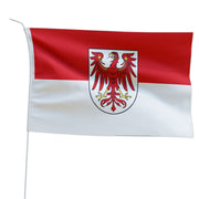 Marineo Gastlandflagge Bootsfahne Gastflagge Fahne Flagge für Boot oder Motorrad - 20 x 30cm, Brandenburg