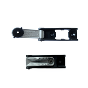 Clamcleat Kammklemme CL257 für Sonnensegel oder Ruderblätter - Aluminium, schwarz, für 4 - 6 mm Tau