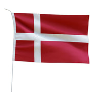 Marineo Gastlandflagge Bootsfahne Gastflagge Fahne Flagge für Boot oder Motorrad - 20 x 30cm, Dänemark