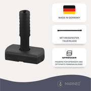MARINEO Ersatz-Gummigelenk passend für Sprenger und Optiparts Pinnenverlängerung (demontierbar) Ersatzgelenk