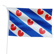 Marineo Gastlandflagge Bootsfahne Gastflagge Fahne Flagge für Boot oder Motorrad - 20 x 30cm, Friesland (Niederlande)