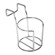 Marineo Strandkorb Getränkehalter Flaschenhalter Becherhalter Halter für Strandkörbe - für Gläser, Becher, Tassen, Flaschen - rostfreier Edelstahl