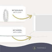 Marineo Gastlandflagge Bootsfahne Gastflagge Fahne Flagge für Boot oder Motorrad - 20 x 30cm, NRW Nordrhein-Westfalen